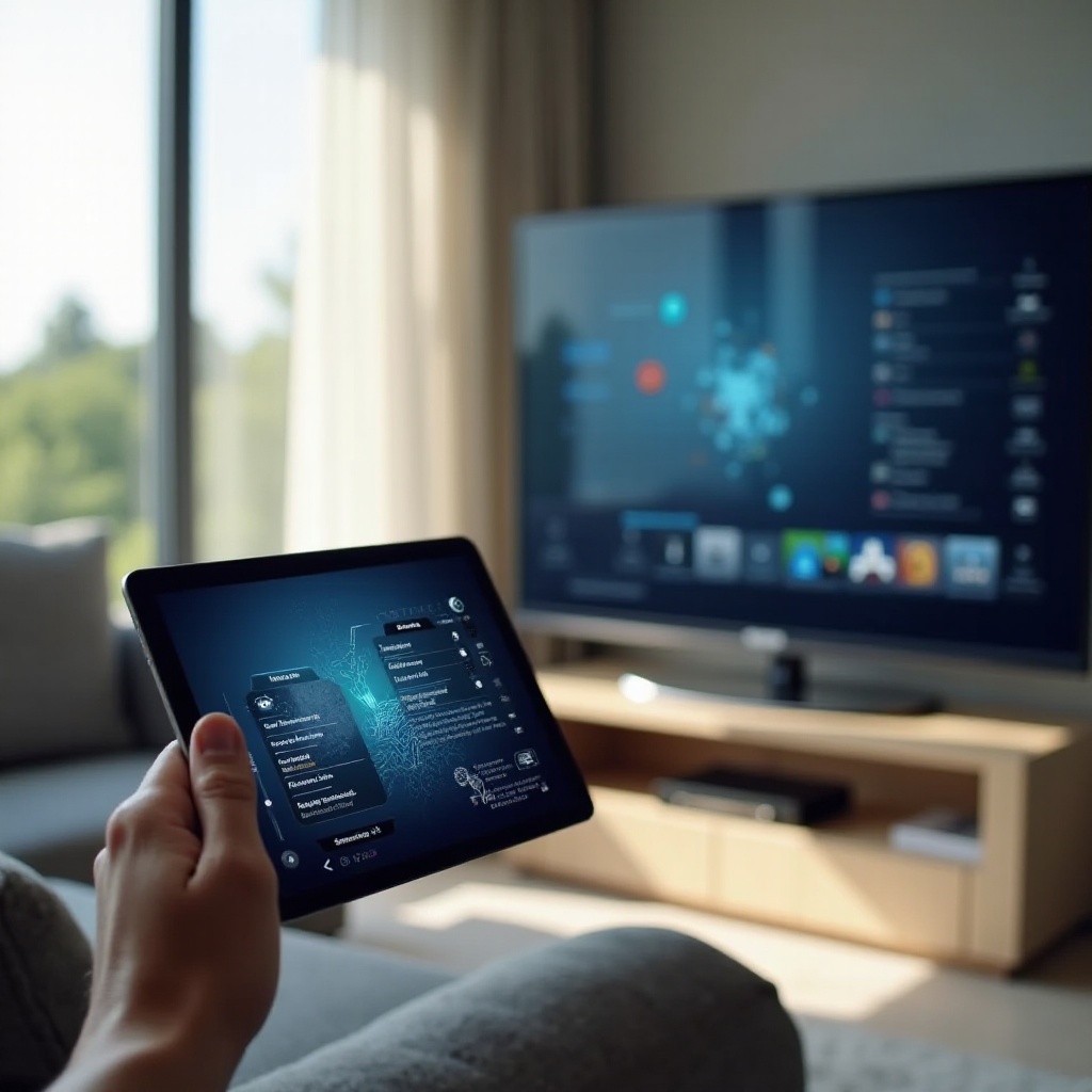 samsung tablet mit samsung tv verbinden